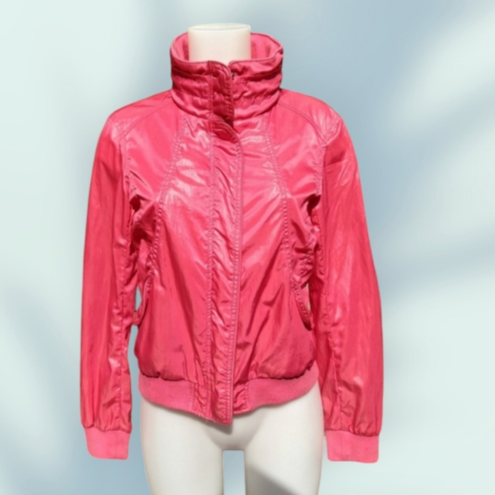 HOST PICK Size S pink 90s style windbreaker zip up coat
